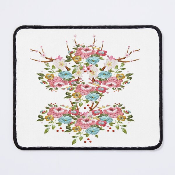 Blossom of Love Vintage Simply Elegant - Abstract Graphic Arts by Prishea Mouse Pad