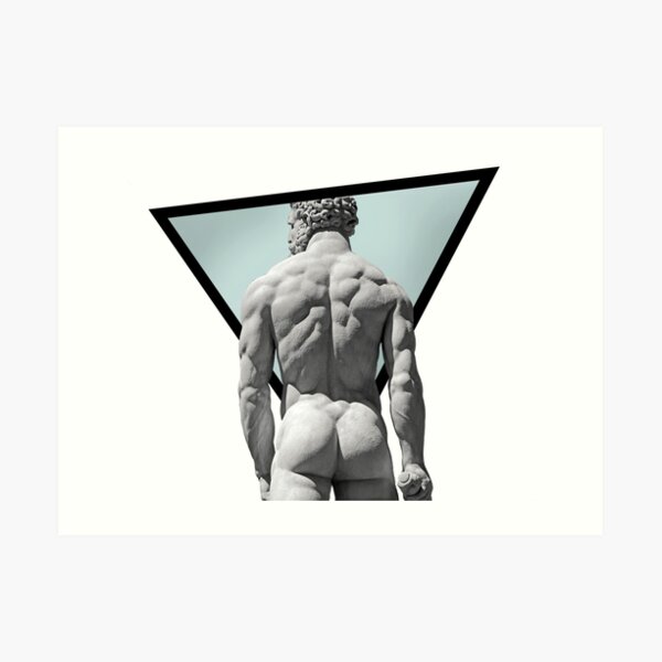 Hercules - Statue Pop Art Art Print