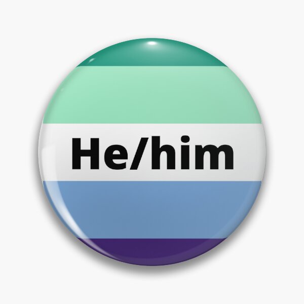 Item preview, Gay Vincian flag with he/him pronouns designed and sold by PridefulApparel.