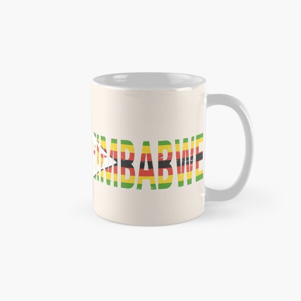 Item preview, Zimbabwe Text in Colours of the Zimbabwean Flag designed and sold by Scotch Macaskill.