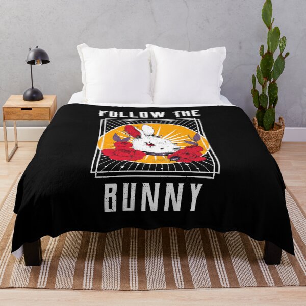 Item preview, Follow The Bunny - Creepy Red Eyed Bunny designed and sold by FoxCodeCreation.