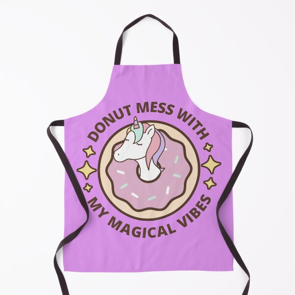 Item preview, Donut Mess with my Magical Vibes // Unicorn Love designed and sold by FartingUnicorn.