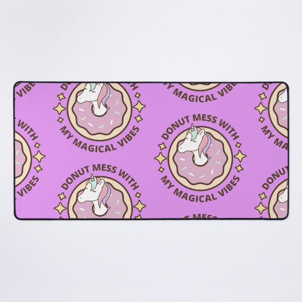 Item preview, Donut Mess with my Magical Vibes // Unicorn Love designed and sold by FartingUnicorn.