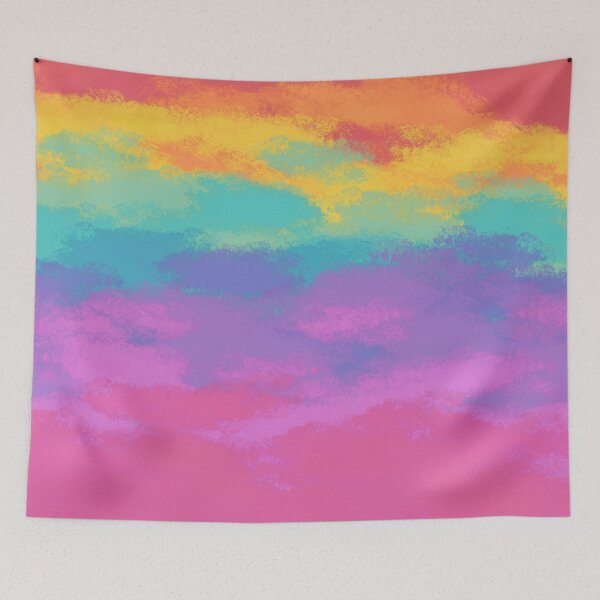 Item preview, Perfect for Artists, Painters - Rainbow Colors Multicolored Abstract Painting designed and sold by Cosmic-Ferret.
