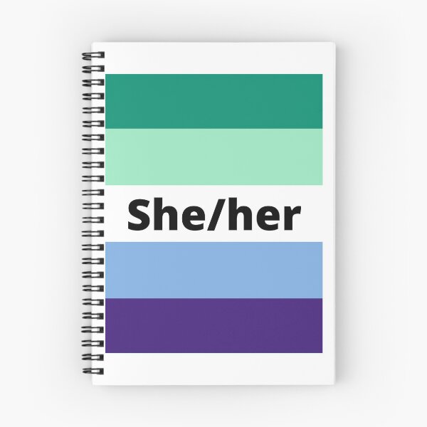 Item preview, Gay Vincian flag with she/her pronouns designed and sold by PridefulApparel.