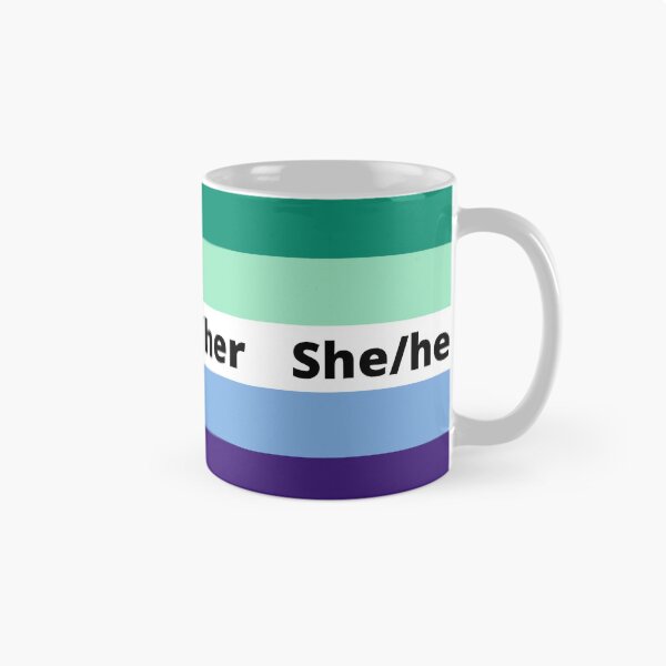 Item preview, Gay Vincian flag with she/her pronouns designed and sold by PridefulApparel.