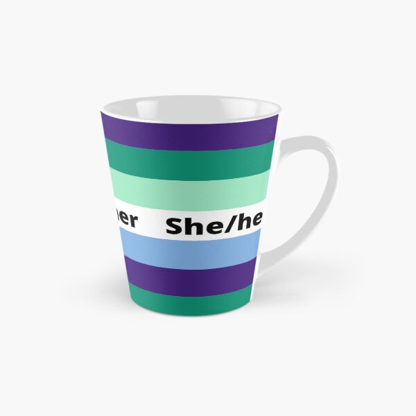 Item preview, Gay Vincian flag with she/her pronouns designed and sold by PridefulApparel.