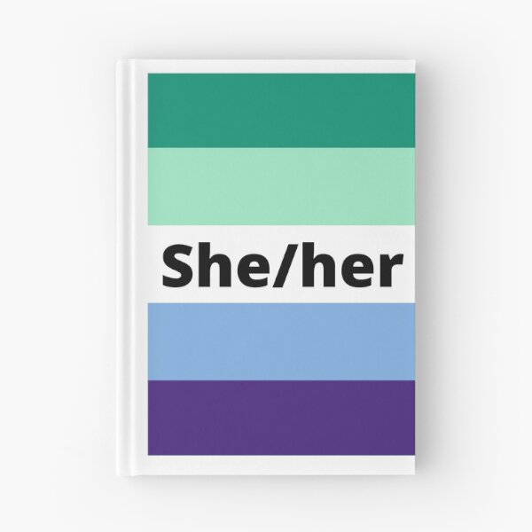 Item preview, Gay Vincian flag with she/her pronouns designed and sold by PridefulApparel.