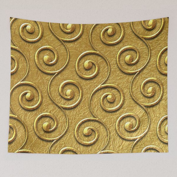 Item preview, Gold on Gold Curls designed and sold by FunWithChemo.