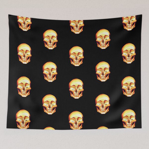 Item preview, Skull (Orange) designed and sold by TuxedoDemon.