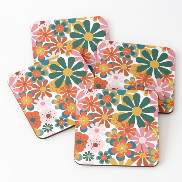 Item preview, Colorful Vintage Flower Design designed and sold by boopsblunt.