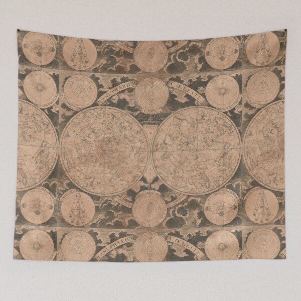 Item preview, 18th Century Star Chart - Vintage Astronomy designed and sold by OddPop.