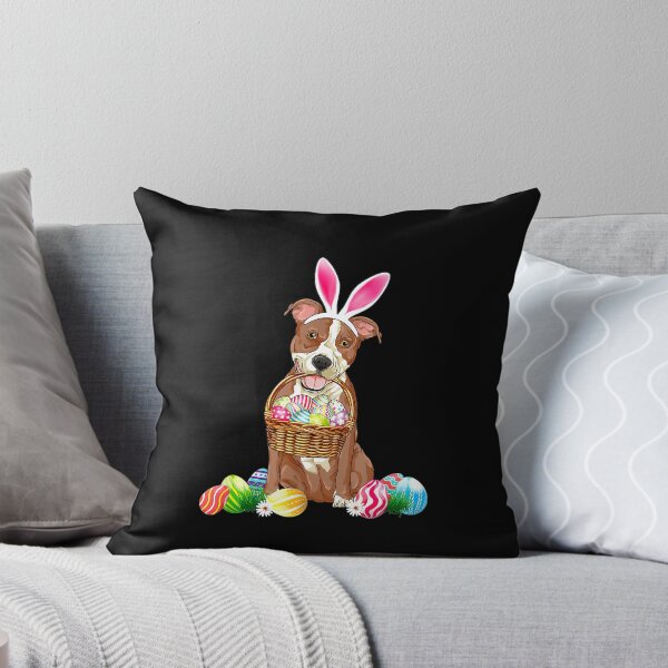 Item preview, Pitbull Easter Day Eggs Basket Boys Girls Kid Bunny designed and sold by wowart4u.