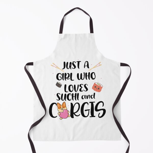 Item preview, Just A Girl Who Loves Sushi and corgis women Girls Gift for dogs lovers Japanese Food designed and sold by nadiammk.