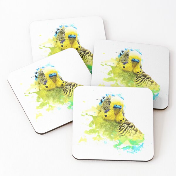 Item preview, Aquarell Splash Budgie designed and sold by Alienphysique.
