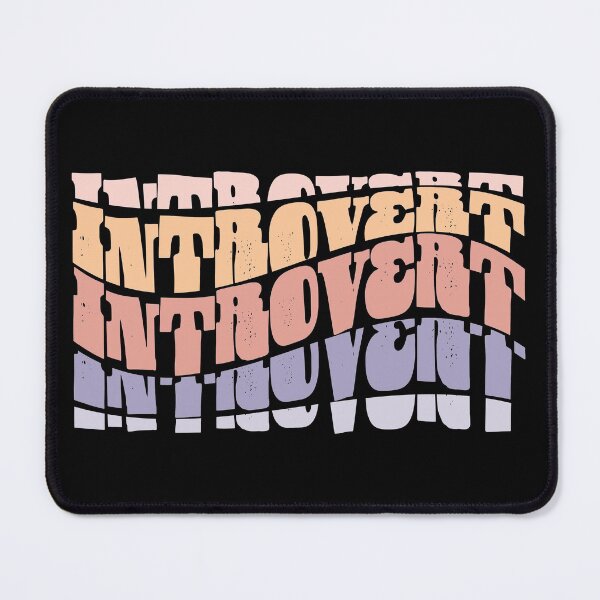 Item preview, Introvert Wavy Design designed and sold by TheMurphyGirl.
