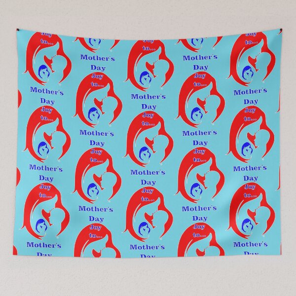 Item preview, Joy to Mother's Day - Red, Blue Design designed and sold by ThisNThatImages.