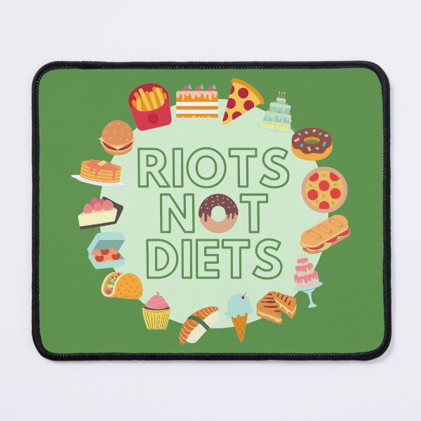 Item preview, Riots Not Diets - Body Positive Activism (green) designed and sold by gimmesometees.