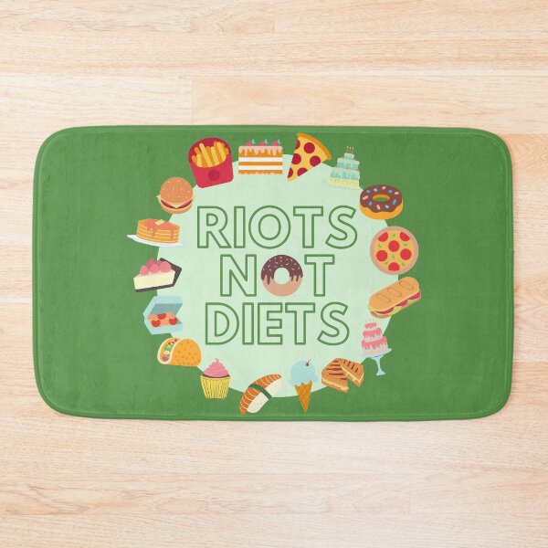 Item preview, Riots Not Diets - Body Positive Activism (green) designed and sold by gimmesometees.