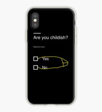 Bist du kindisch? iPhone-Hülle & Cover