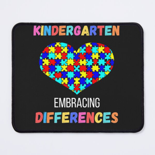 Item preview, Kindergarten Embracing differences Autism 1st Day Of School T-Shirt designed and sold by mouadriahi.