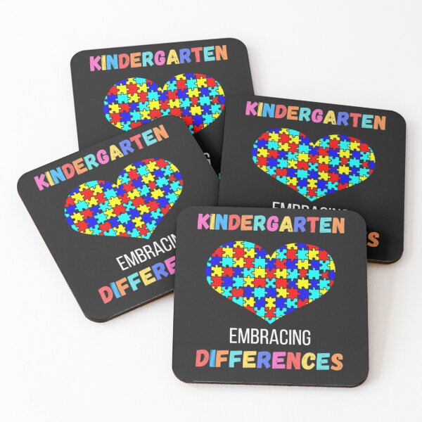 Item preview, Kindergarten Embracing differences Autism 1st Day Of School T-Shirt designed and sold by mouadriahi.