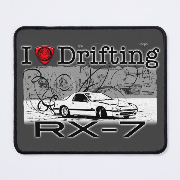 Item preview, I love Drifting RX7 designed and sold by CoolCarVideos.