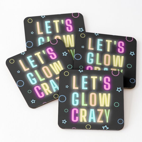 Item preview, Let's Glow Crazy - Funny retro neon lights party design designed and sold by appareltolove.
