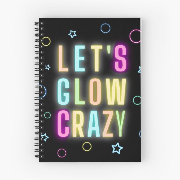 Item preview, Let's Glow Crazy - Funny retro neon lights party design designed and sold by appareltolove.