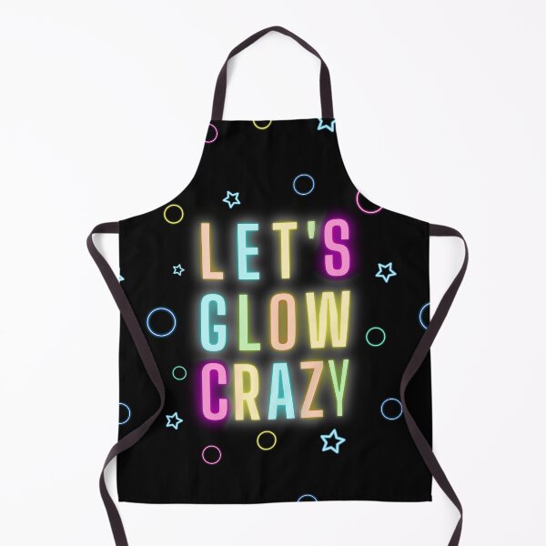 Item preview, Let's Glow Crazy - Funny retro neon lights party design designed and sold by appareltolove.