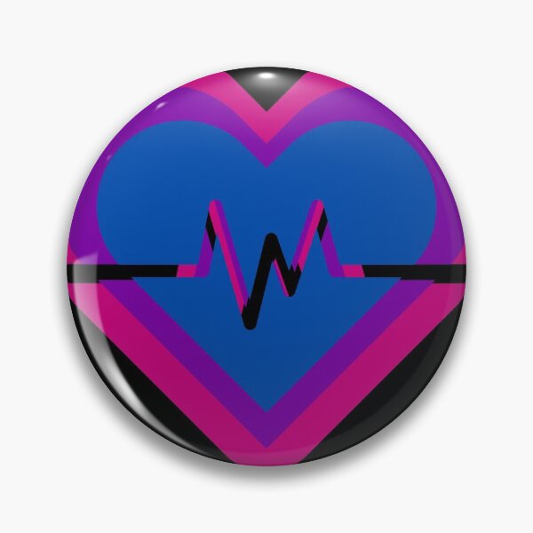 Item preview, Pride Flag Hearts - Bisexual designed and sold by thesassypanda.