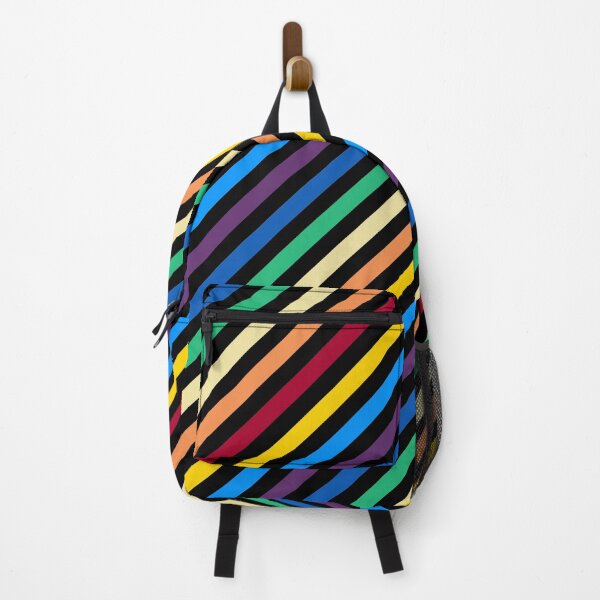 Item preview, Rainbow Stripes with Black designed and sold by Gravityx9.