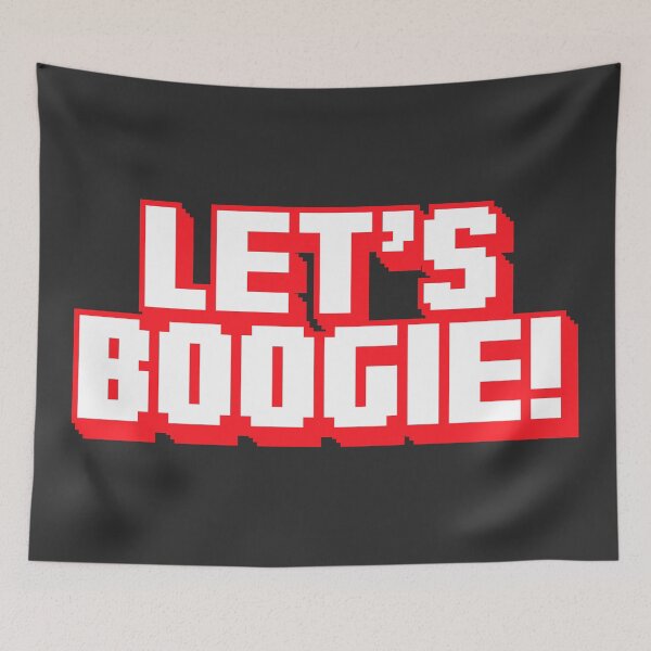 Item preview, Let's Boogie (Red Logo - Dark) designed and sold by Justin Ellis.