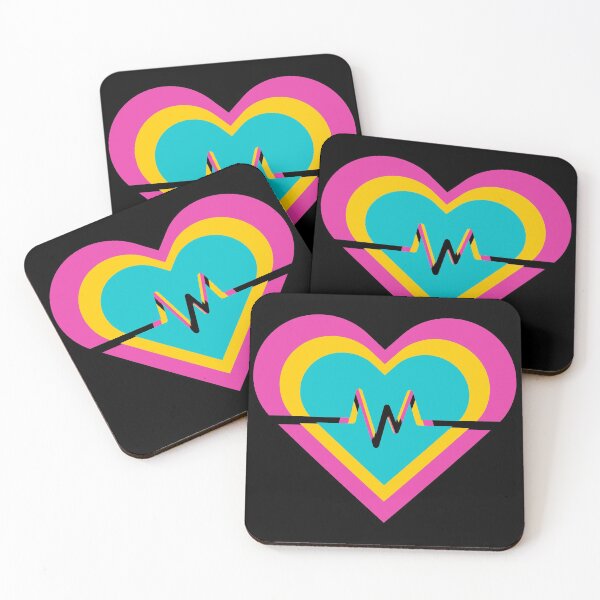 Item preview, Pride Flag Hearts - Pansexual designed and sold by thesassypanda.