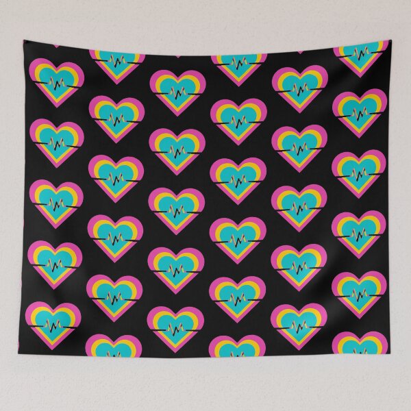 Item preview, Pride Flag Hearts - Pansexual designed and sold by thesassypanda.