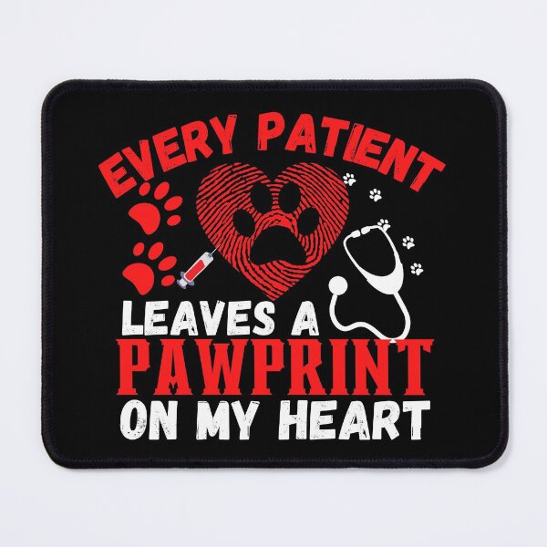 Item preview, Every patient leaves a pawprint on my heart designed and sold by ronaldsonou.