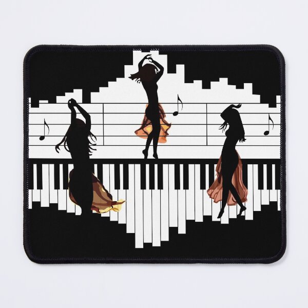 Item preview, Dancers on piano keyboard designed and sold by leeloolook.