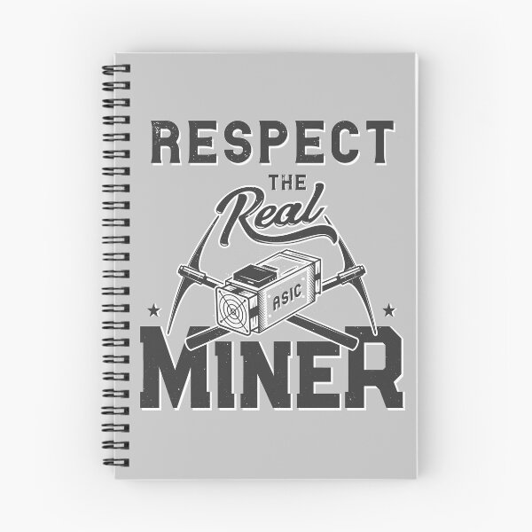 Item preview, Respect The Real Miner ASIC Rig Crypto Mining designed and sold by scooterbaby.