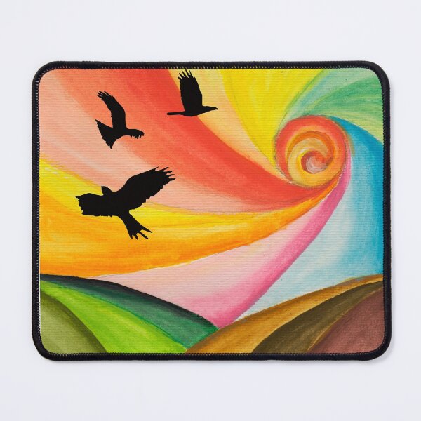 Item preview, Sunset with birds designed and sold by leeloolook.