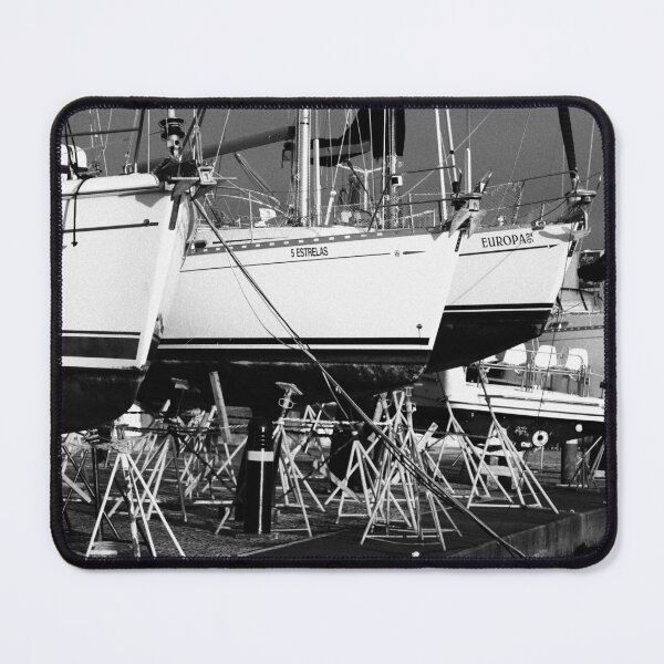 Item preview, Some yachts on drydock designed and sold by Gaspar Avila.