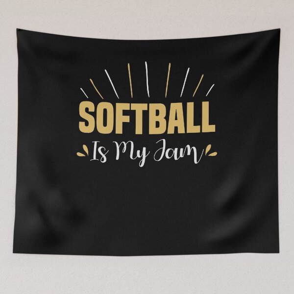 Item preview, Softball Is My Jam Funny Softball Lover - Softball Player Gift Idea / Birthday Gifts designed and sold by Chamssou.