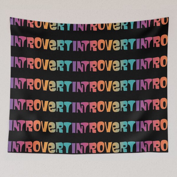 Item preview, Rainbow Gradient Introvert designed and sold by TheMurphyGirl.
