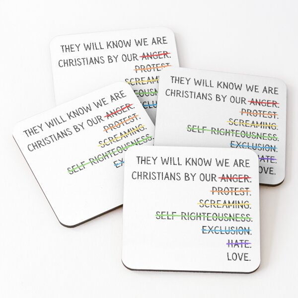 Item preview, LGBTQ Ally "They Will Know We Are Christians By Our Love" designed and sold by LoveFromMI.