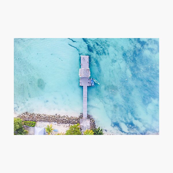 Pigeon Point Beach - Trinidad And Tobago Tourist Attraction Photographic Print