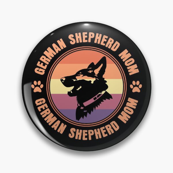 Artikelvorschau, Retro GSD Mom-German Shepherd Dog Mom | Geschenke für GSD Mom, Hundeliebhaber und Hundebesitzer entworfen und verkauft von Violet Treasures.
