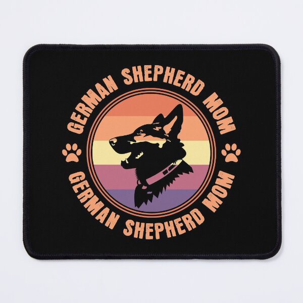Item preview, Retro GSD Mom-German Shepherd Dog Mom | Gifts for GSD Mom, dog lover and dog owners designed and sold by Violet Treasures.