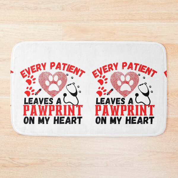 Item preview, Every patient leaves a pawprint on my heart designed and sold by ronaldsonou.