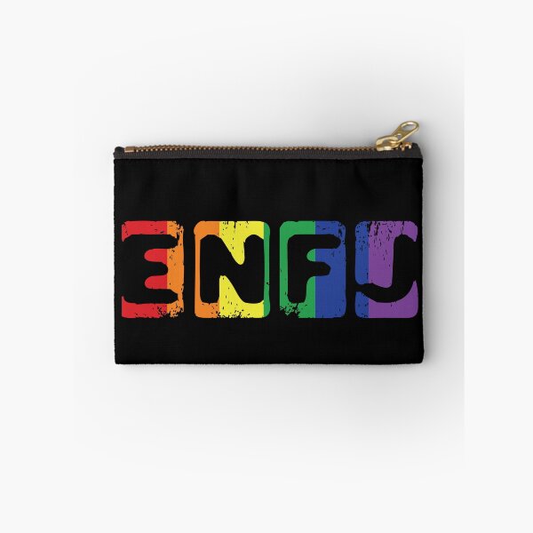 Item preview, ENFJ Myers Briggs Personality Type on a Rainbow Pride Background designed and sold by TheMurphyGirl.