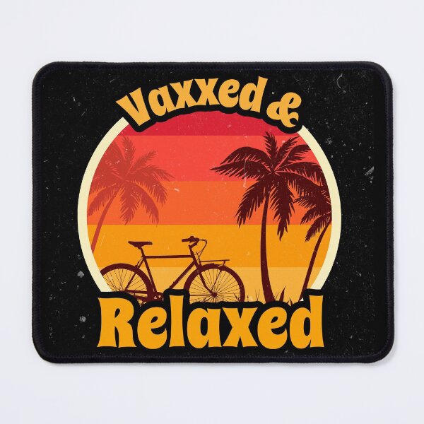 Item preview, Vaxxed and Relaxed Retro Sunset  designed and sold by Queen1120.