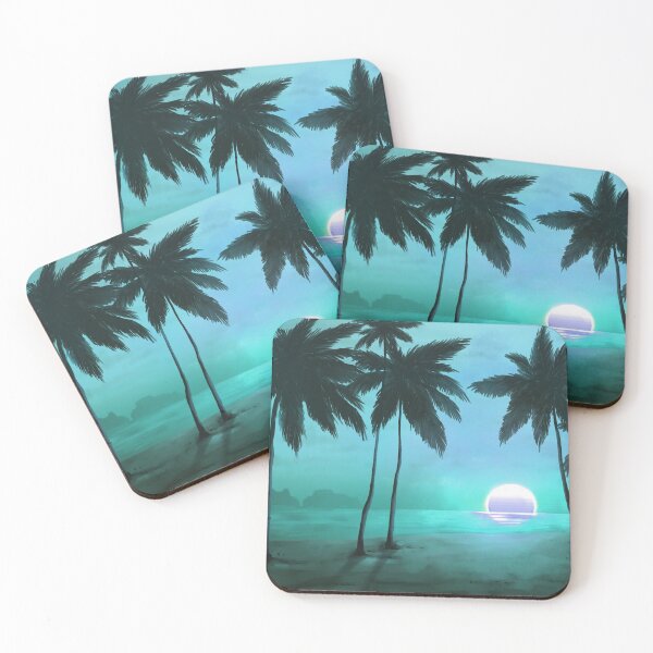 Item preview, Gorgeous Retro Neon Sun & Palm Trees V1 designed and sold by NexusArts.